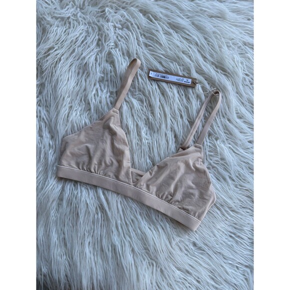 Skims Fits Everybody Triangle Bralette Sand Size Small - Picture 3 of 7